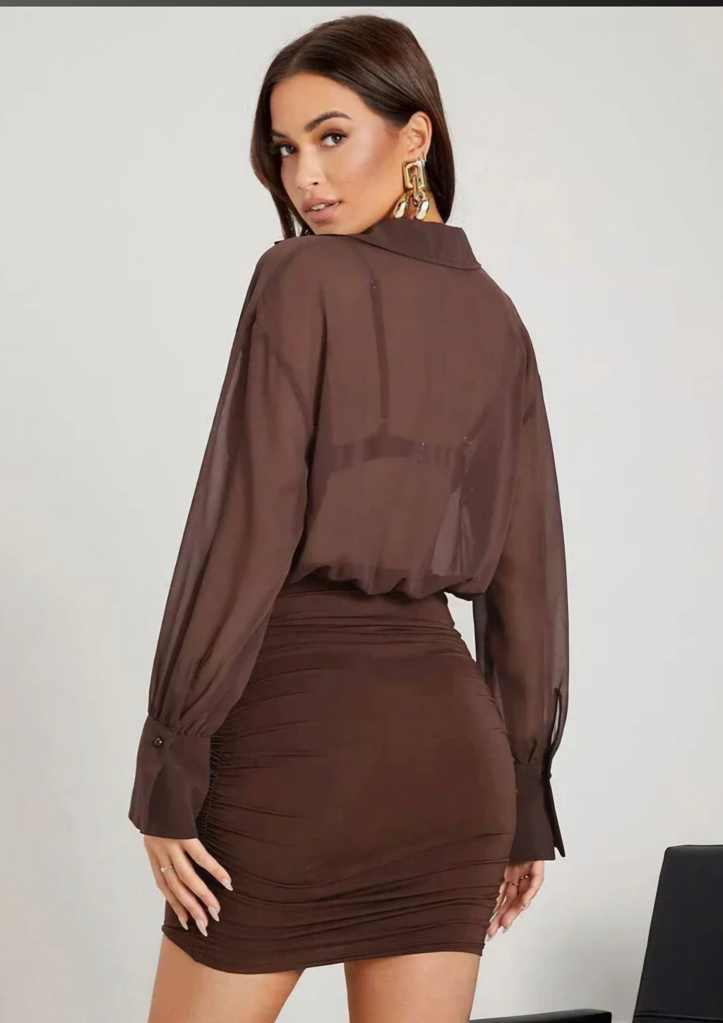 Sazzle brown 2 piece