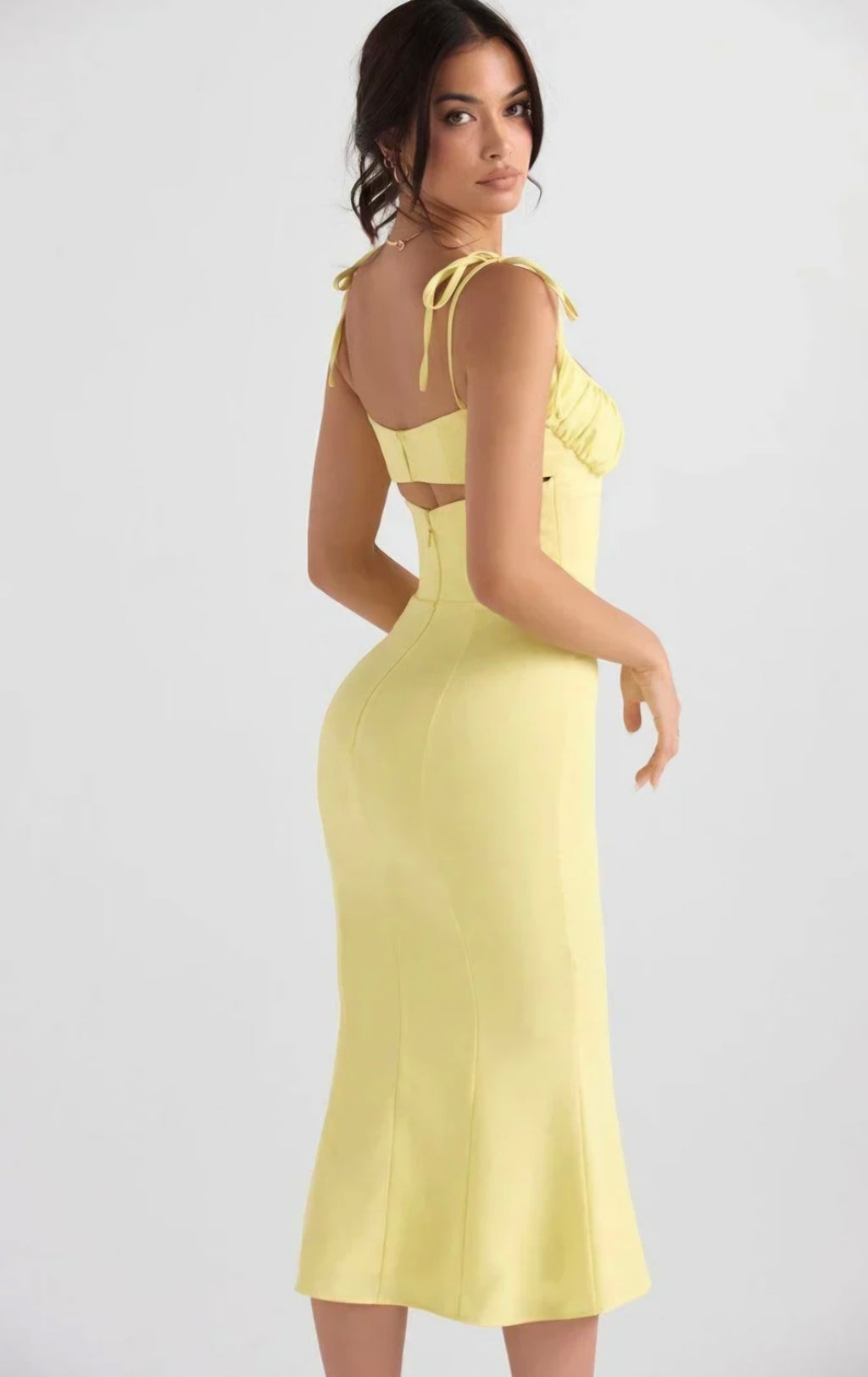 Buttercup cutout midi