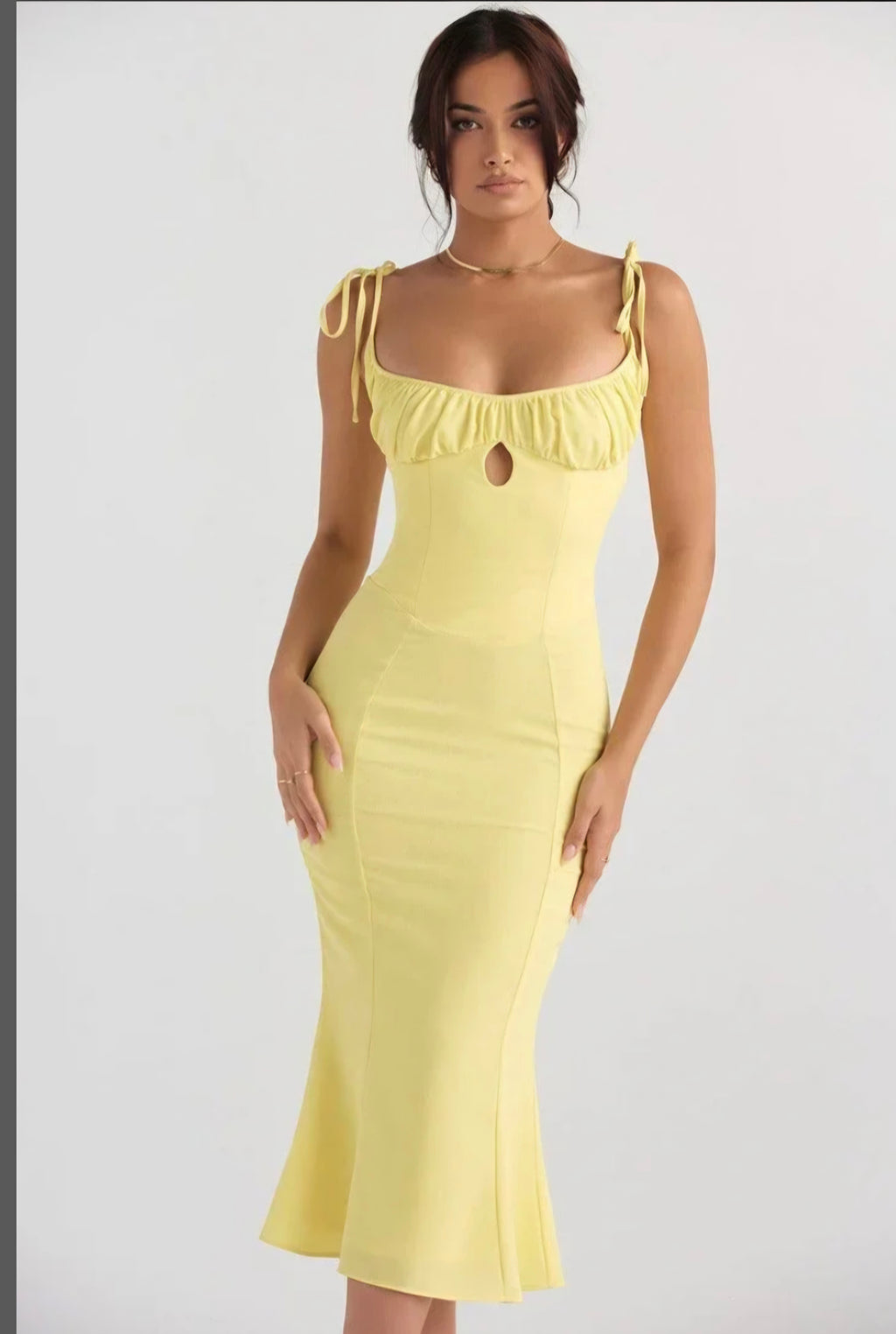 Buttercup cutout midi